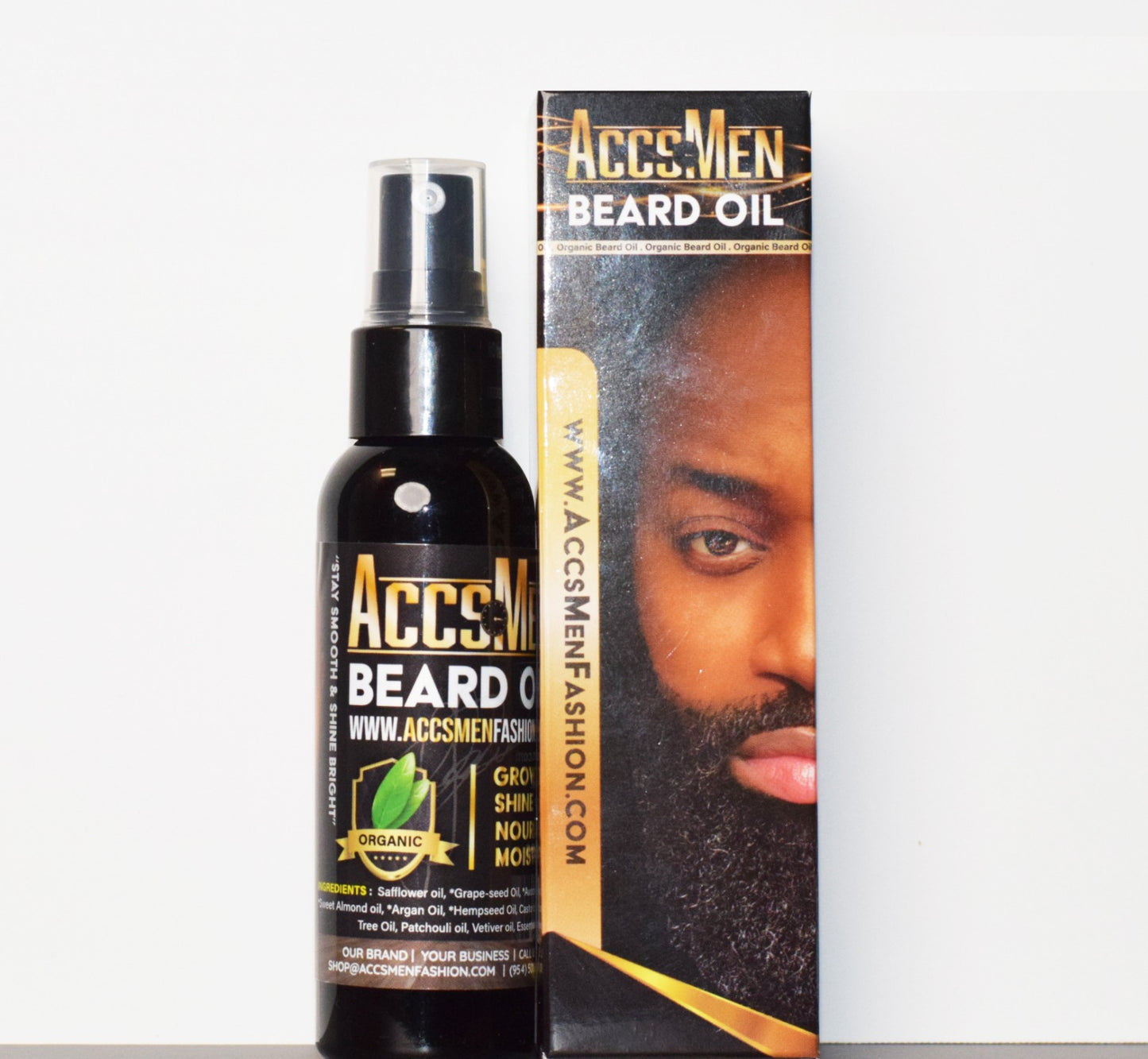 AccsMen Beard Oil - Buy 3 get 1 FREE!